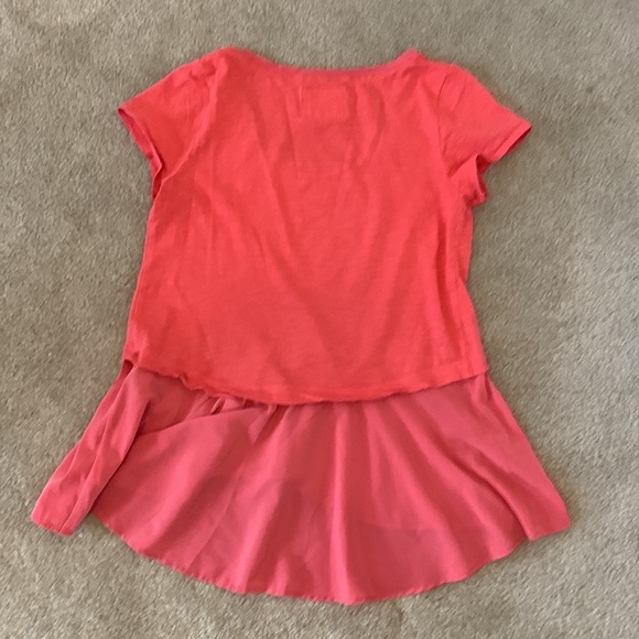 Anthropologie 9-H15 STCL Pink Peplum Top - Picture 2 of 3